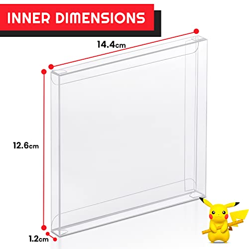 EVORETRO Game Box Protector Compatible with CD Jewel Games, PS1 Games Clear Case - 0.35MM Bulk retail bags Game Storage Case - Retro gaming console partner for retro game system collection (pack of 25) - Image 4