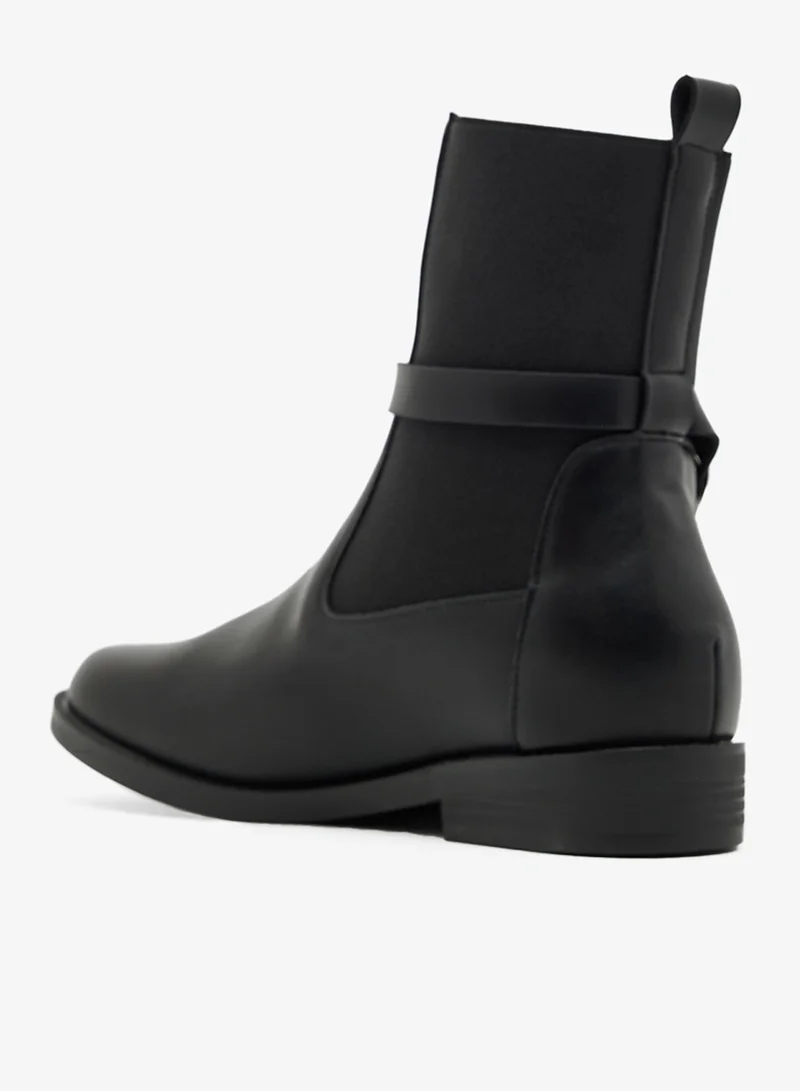 ELLA Round Toe Ankle Boots