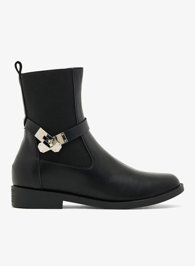 ايلا Round Toe Ankle Boots