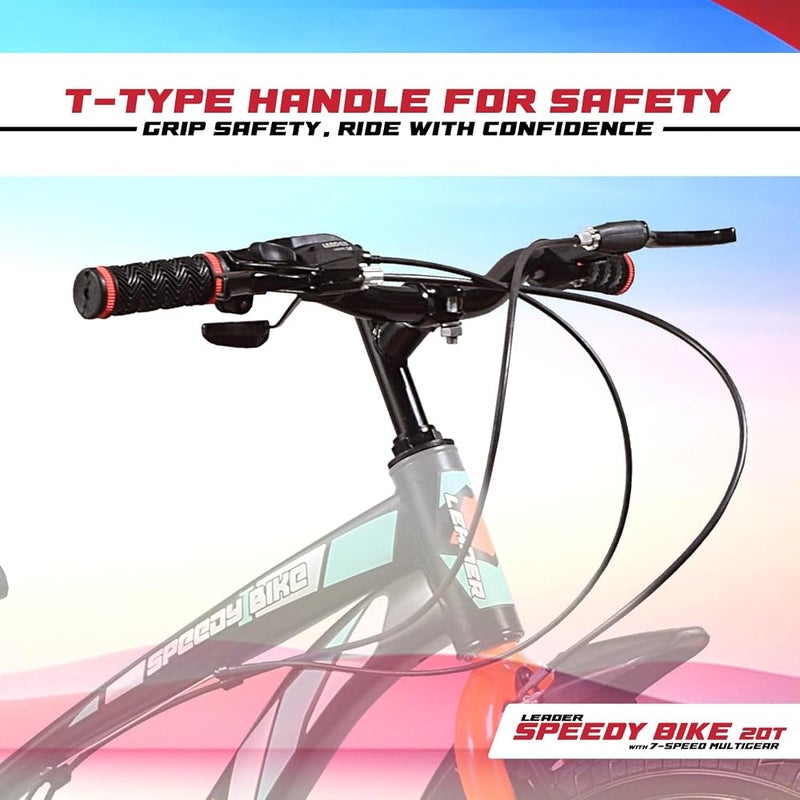 ليدر دراجة أطفال Leader Speedy Bike 20T - Image 4