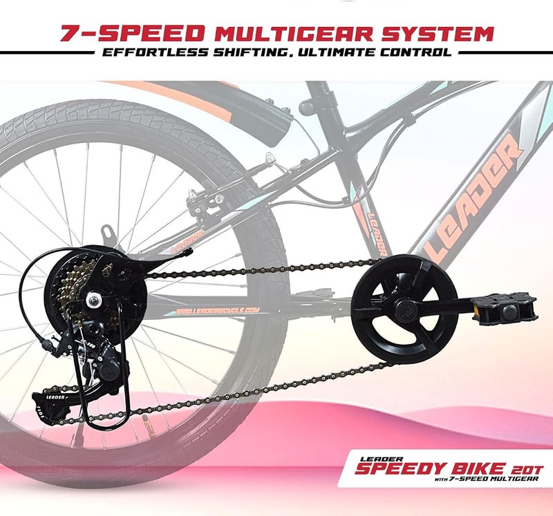 ليدر دراجة أطفال Leader Speedy Bike 20T - Image 5
