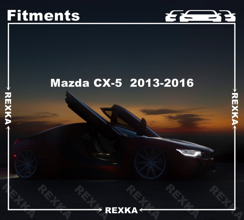 Rexka Stone Guard Moulding Clip for Mazda KD53-51-SJ3A CX-5 (Pack of 30) - Image 3