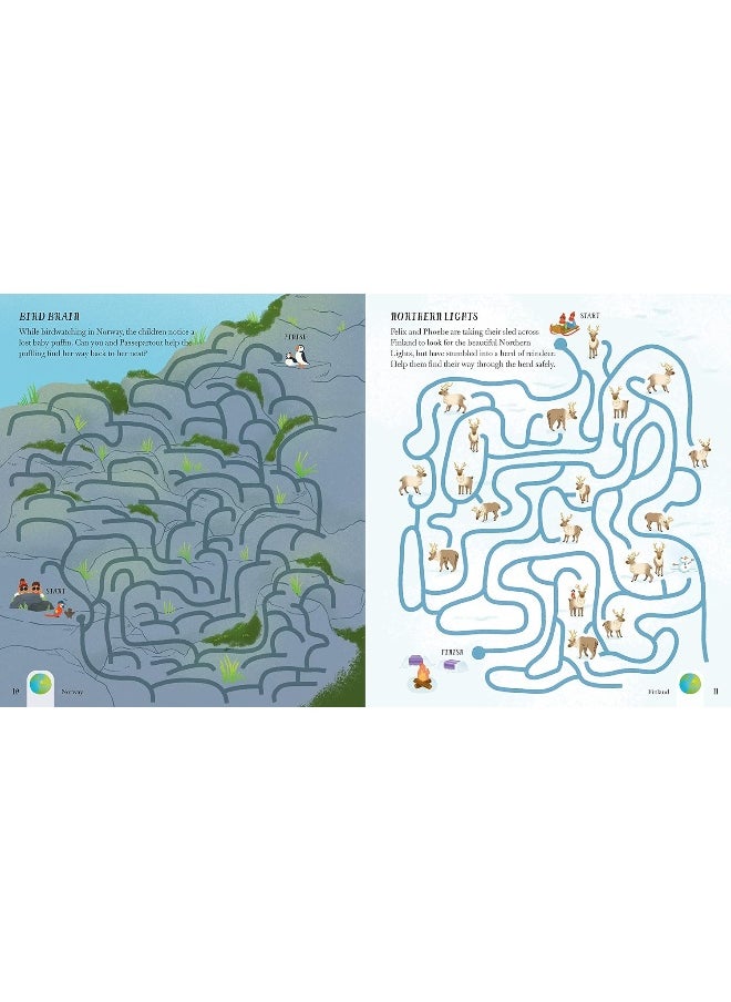 Around the World in 80 Mazes: Fantastic Mazes, Fun Facts, and More!  - Image 1