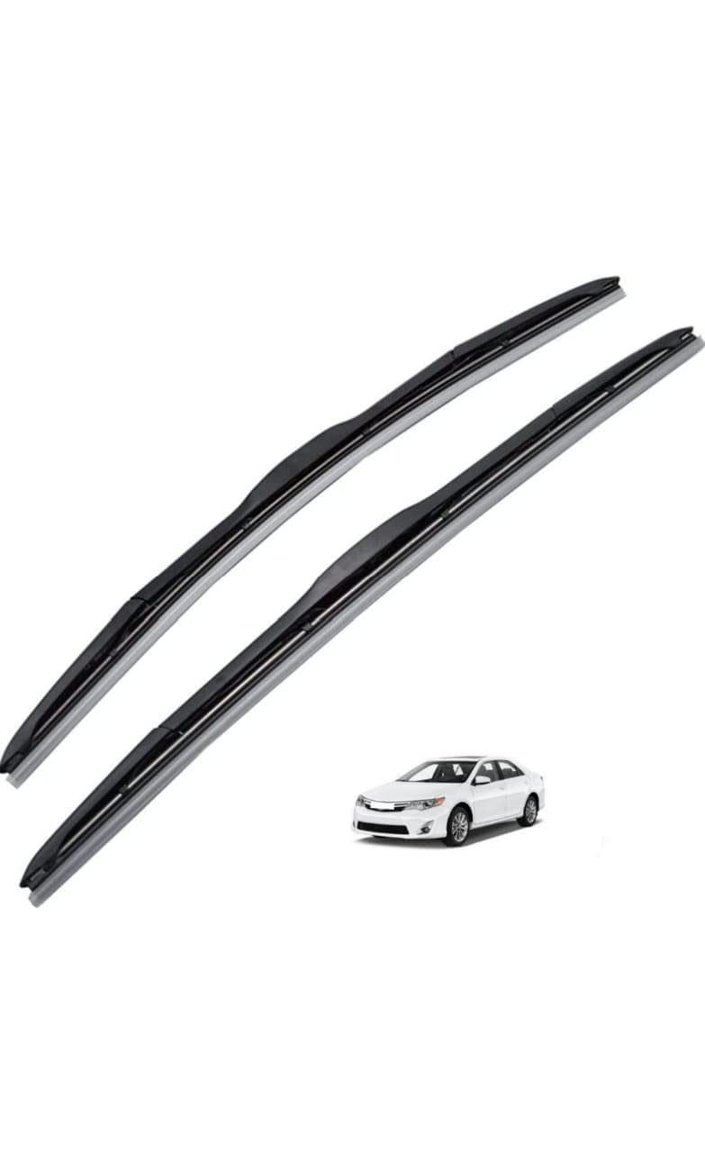 RYU7 Front Hybrid Wiper Blades Compatible with Camry 2012-2024 (XV50 XV70) Pack of 2 - Image 1