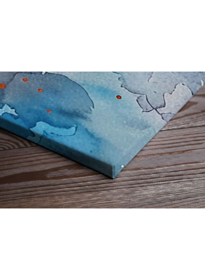 هوم جاليري لوحة فنية جدارية مطبوعة على قماش قبة الصخرة في القدس بقبة ذهبية جميلة - Image 5