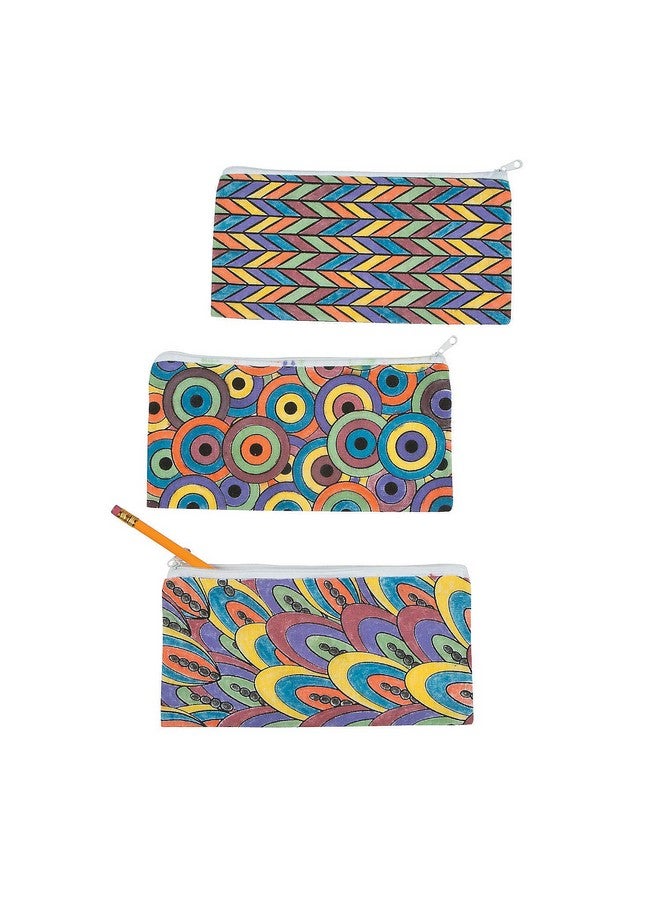 Fun Express DIY Doodle Pencil Case Kits (makes 12) Educational And Learning Activities For Kids - Image 2