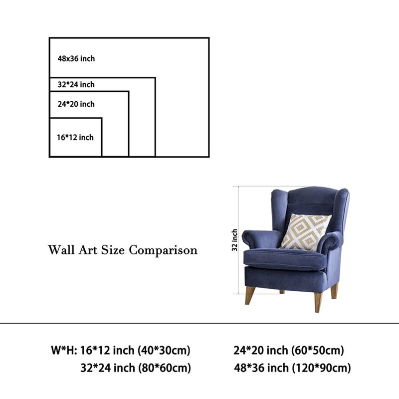 Wieco Art Seascape at Saintes Maries by Vincent Van Gogh Oil Paintings Reproduction Giclee Canvas Prints Sea Pictures on Canvas Wall Art for Living Room Home Office Decorations - Image 5