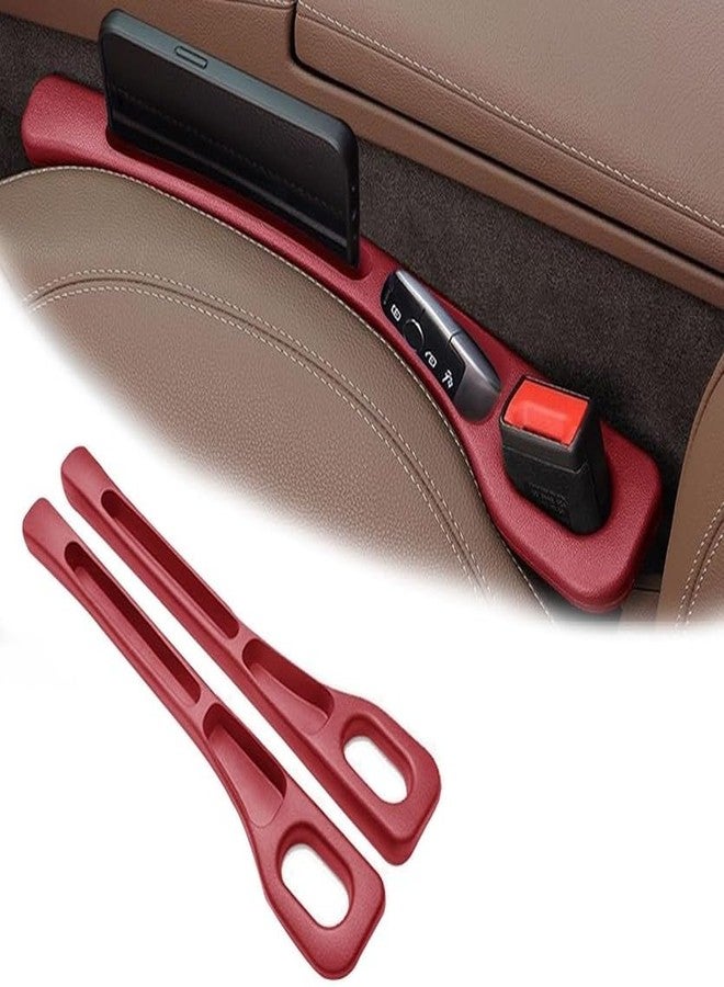 LOVMOTO Universal Car Gap Filler Organiser Car Seat Gap Filler, Car Seat Gap Organiser, PU Leather Car Accessories, Car Seat Console Side Pockets for Storage Comfortable With i-10 Gra-nd Ol-d - Image 2