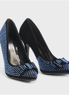 Ella Limited Edition Studded Pump With Bow  - Image 4