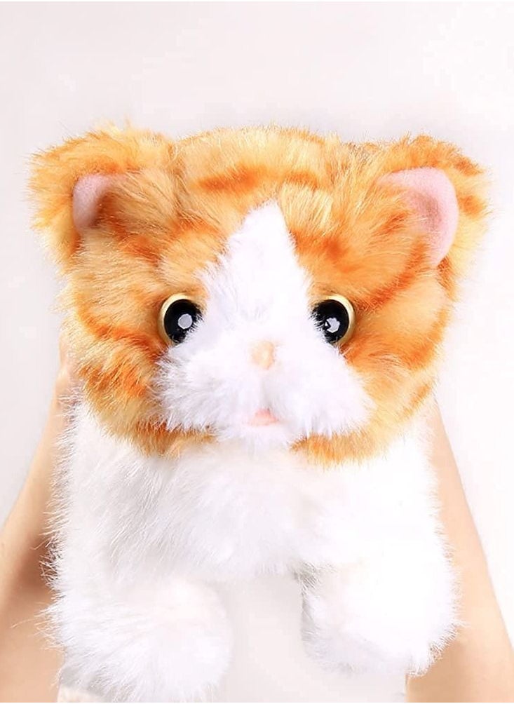 Y&D - Robot Electronic Cat Plush Stuffed Animal Interactive Meow Kitten Touch Control, Pet, Robotic Kitty Toy, Animated Toy Cats for Girls Baby Kids (Exotic Shorthair cat) - Image 1