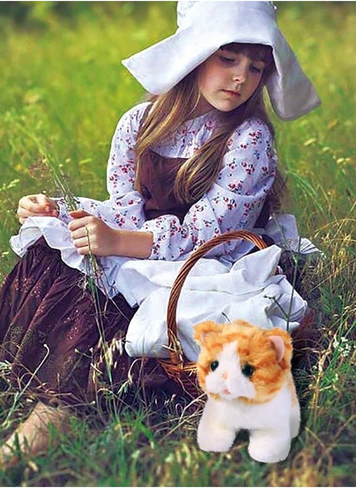 Y&D - Robot Electronic Cat Plush Stuffed Animal Interactive Meow Kitten Touch Control, Pet, Robotic Kitty Toy, Animated Toy Cats for Girls Baby Kids (Exotic Shorthair cat) - Image 1