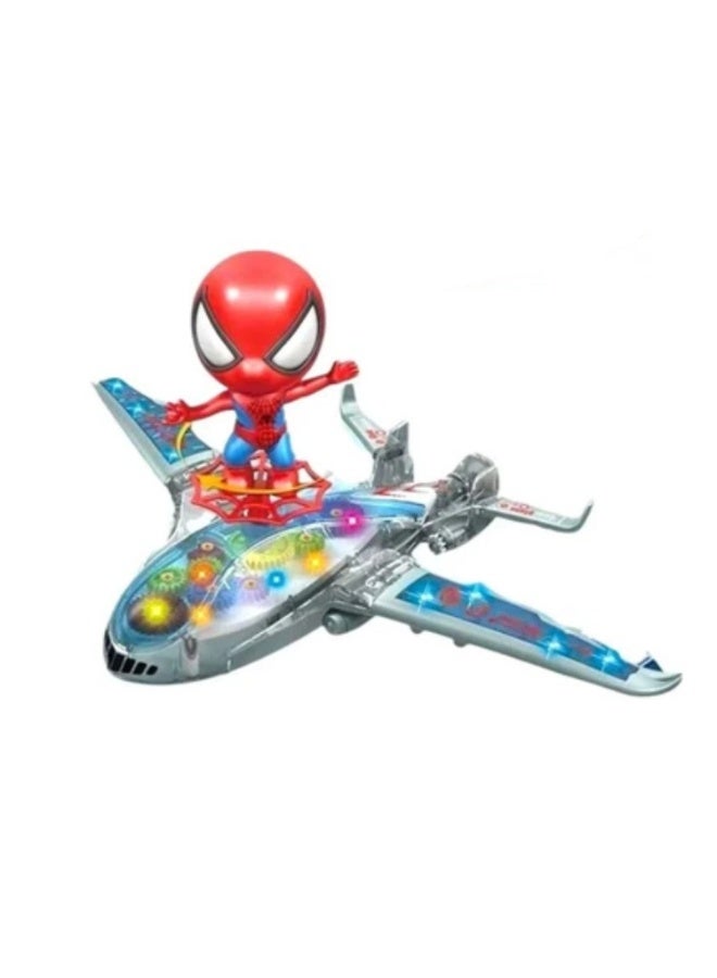 Fitto Spiderman Electric Air Craft – Remote Control Drone with LED Lights, 360° Rotation, and Gravity Induction for Kids and Adults – Interactive Flying Toy, Gift Idea for Boys & Girls - Image 1
