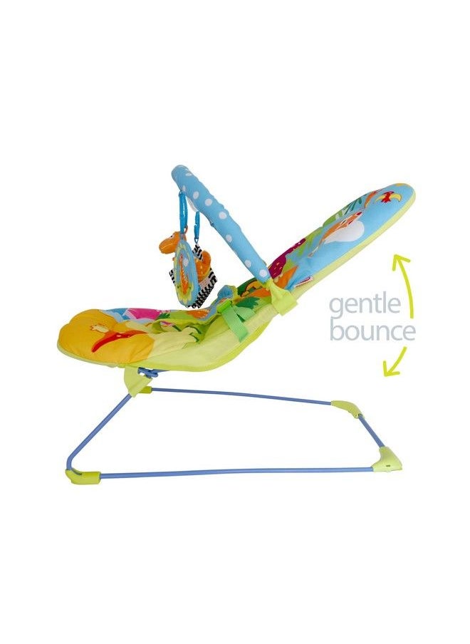 Luvlap - Luv Lap Little Dino Baby Bouncer With Soothing Vibration And Music (Multi Color) - Image 1