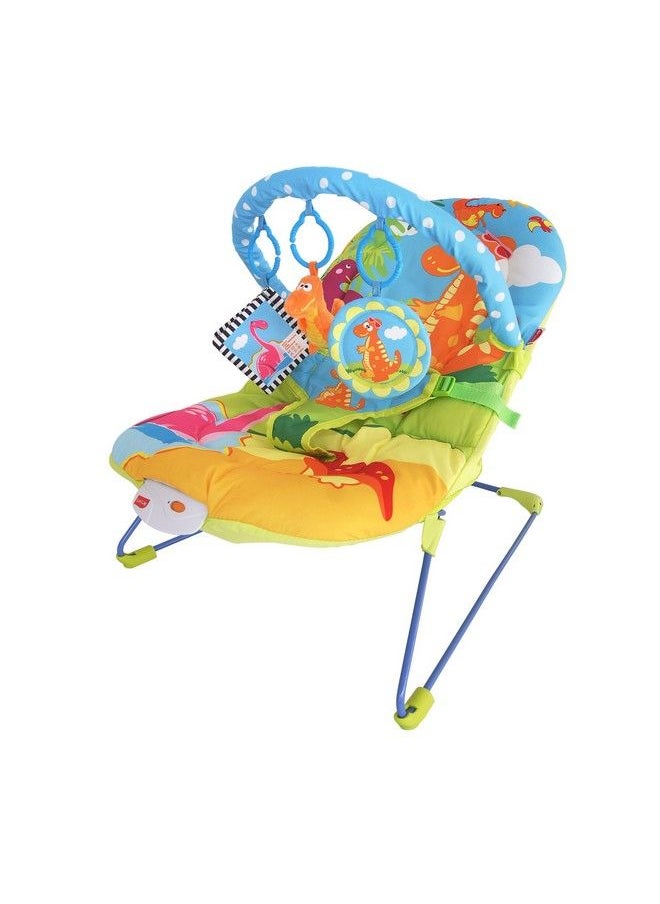 Luvlap - Luv Lap Little Dino Baby Bouncer With Soothing Vibration And Music (Multi Color) - Image 1