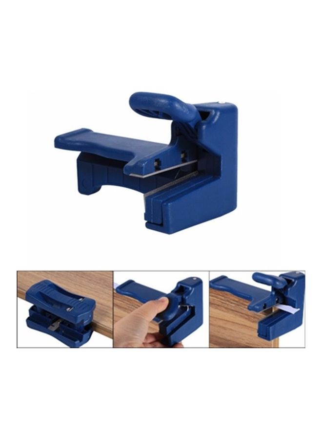 NIBEMINENT Straight Edge Trimmer Woodworking Manual Banding Machine Blue - Image 1