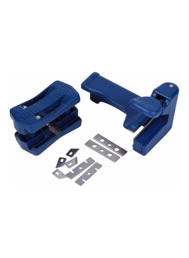 NIBEMINENT Straight Edge Trimmer Woodworking Manual Banding Machine Blue - Image 3