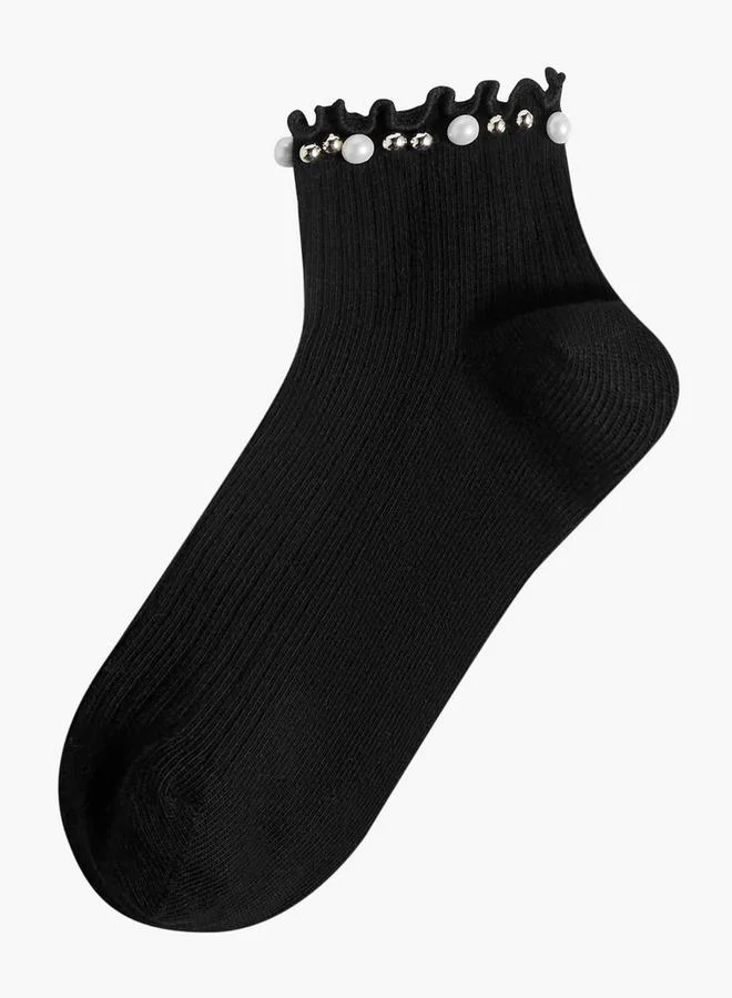 سيليست Pack of 2 Quarter Length Cotton Socks