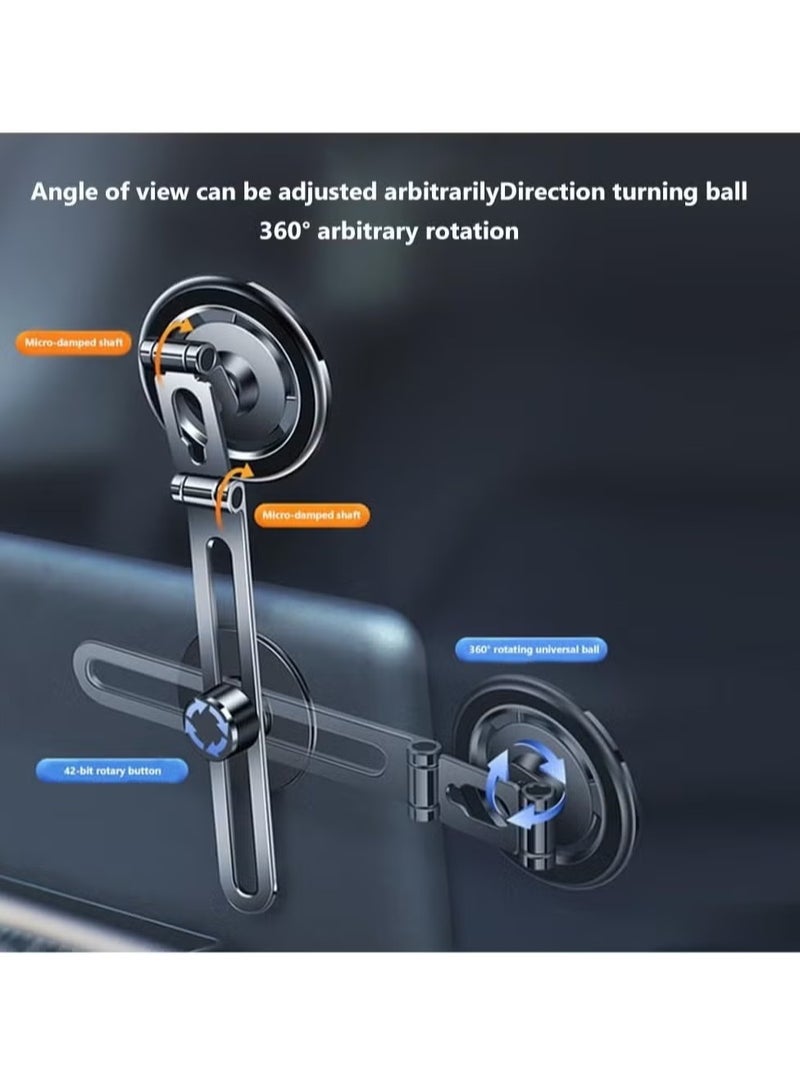 JAJEEK Magnetic MagSafe Compatible Phone Mount – Secure and Adjustable Car Mount for iPhone, MagSafe-enabled Devices, Strong Magnetic Grip, 360° Rotation, Easy Installation, Anti-Slip Design – Ideal for Cars, Office & Home Use - Image 2