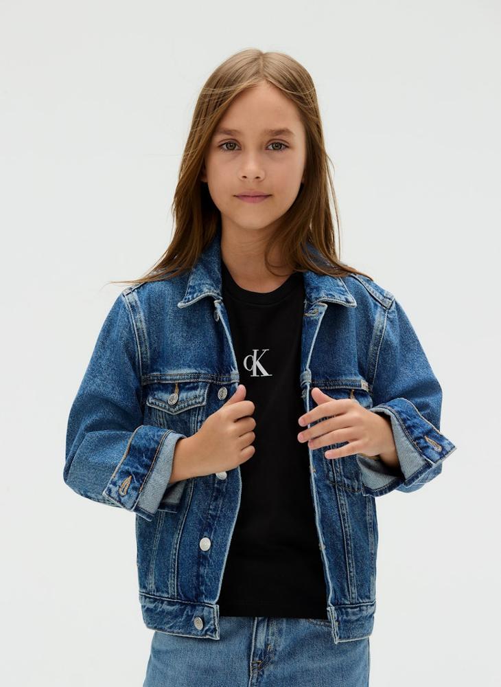 Calvin Klein Jeans Kids Logo Boxy T-Shirt - Image 4