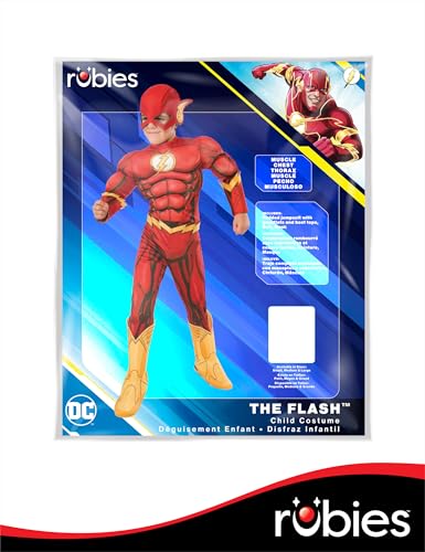 Rubies DC Comics Superheroes: The Flash Costume for Kids, Boy's Small - Image 5