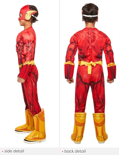 Rubies DC Comics Superheroes: The Flash Costume for Kids, Boy's Small - Image 2