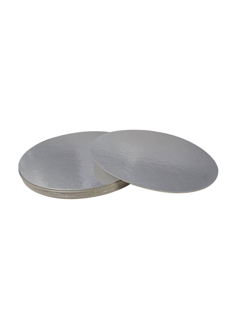 HYFY - [10 PCS] Cake Boards 9 inch Cake Boards Silver Cake Boards Round, BPA Free Perfect For Cake Box 10 inch, Cake Box 12 inch Cake Decorating Tools, Cake Stand, Baking. Cake Board Mini, Cake Board large. - Image 1