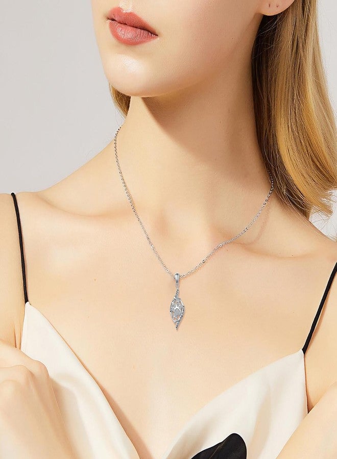 DAOCHONG Sterling Silver Paw Print Memorial Ash Jewelry - 925 Sterling Silver Pet Urn Necklace with Filling Kit - Image 2