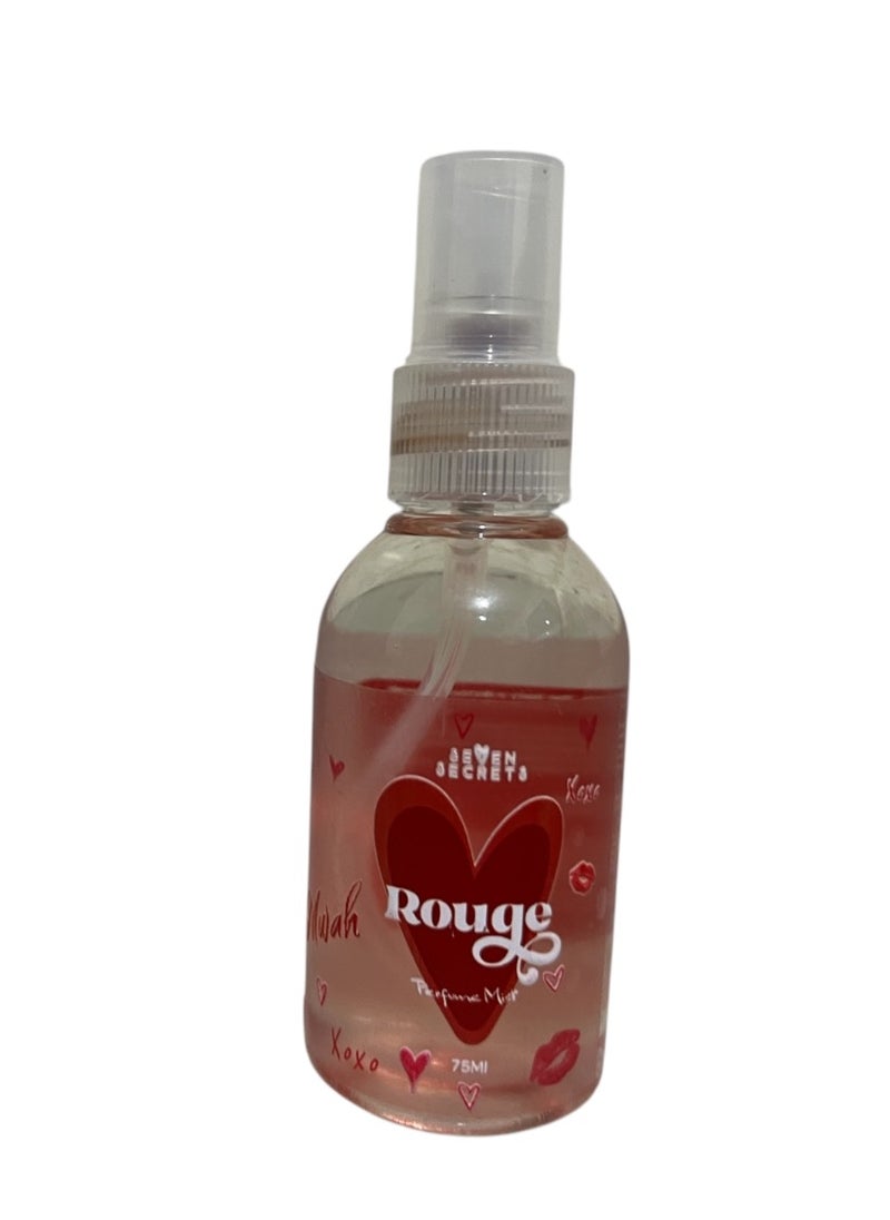 Seven Secrets - Seven Secrets Perfume Mist Rouge 75 Ml - Image 1
