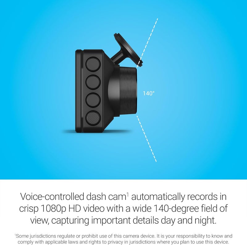 Garmin Dash Cam X110 - Premium Dash Cam with 1080p HD Resolution, 140° Viewing Angle 2.4 Inch LCD Display, Garmin Clarity Polarising Filter and Automatic Accident Detection - Image 4
