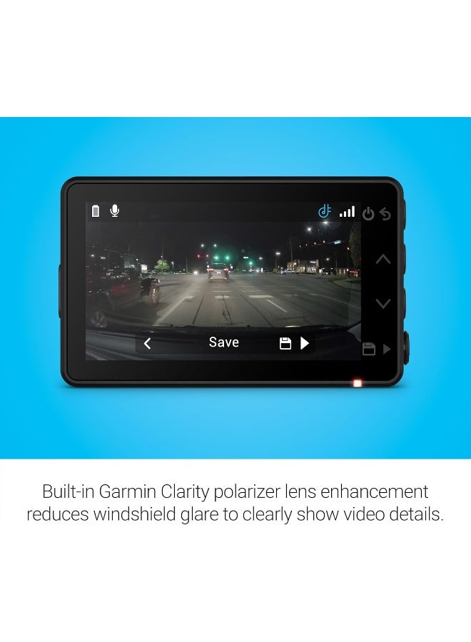 Garmin Dash Cam X110 - Premium Dash Cam with 1080p HD Resolution, 140° Viewing Angle 2.4 Inch LCD Display, Garmin Clarity Polarising Filter and Automatic Accident Detection - Image 5