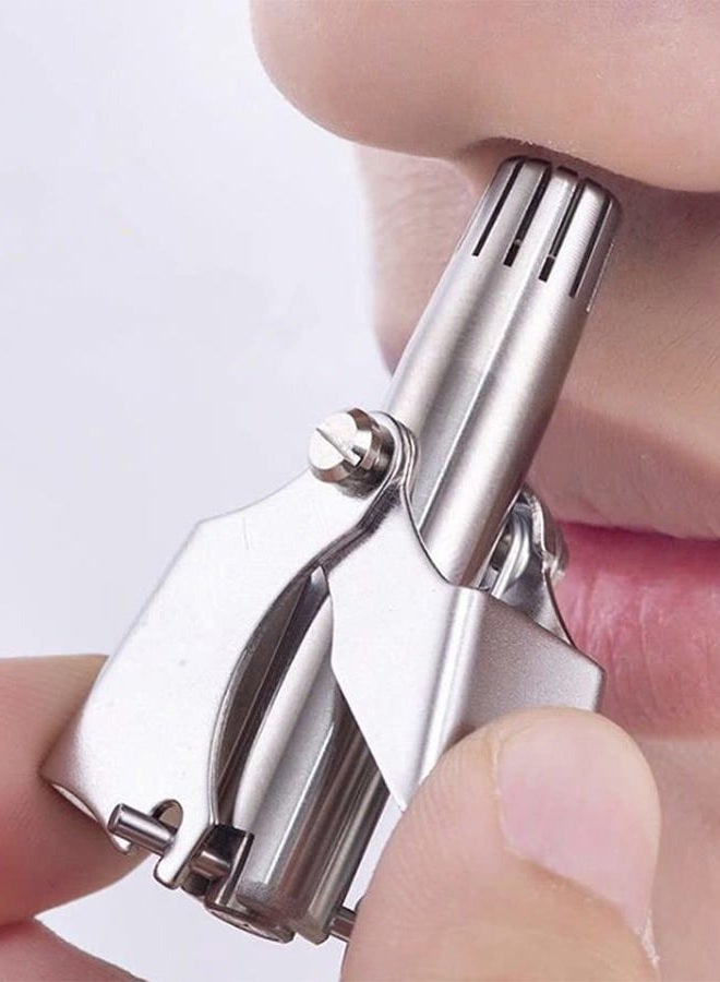 WOIWO 1 PCS Stainless Steel Nose Hair Trimmer Man Manual Nose Hair Trimmer Nose Hair Scissors Shaving Nose Hair Knife - Image 1