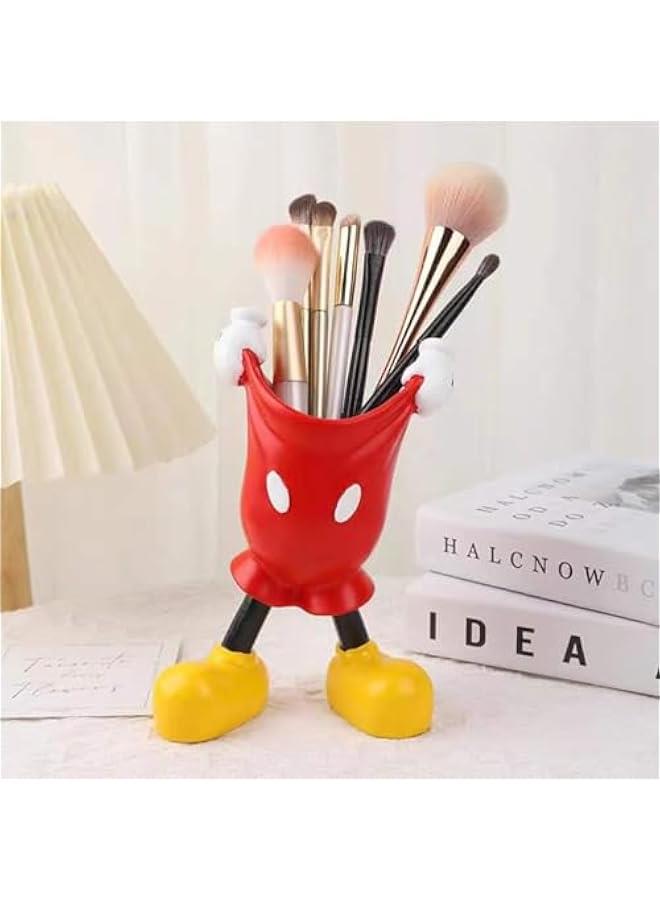 علبة قلم فأر كرتونية لتنظيم المكتب ووعاء للمكياج وأقلام الرصاص لتزيين المنزل أو حفلة  أو كهدية لافتتاح منزل جديد. - Image 1