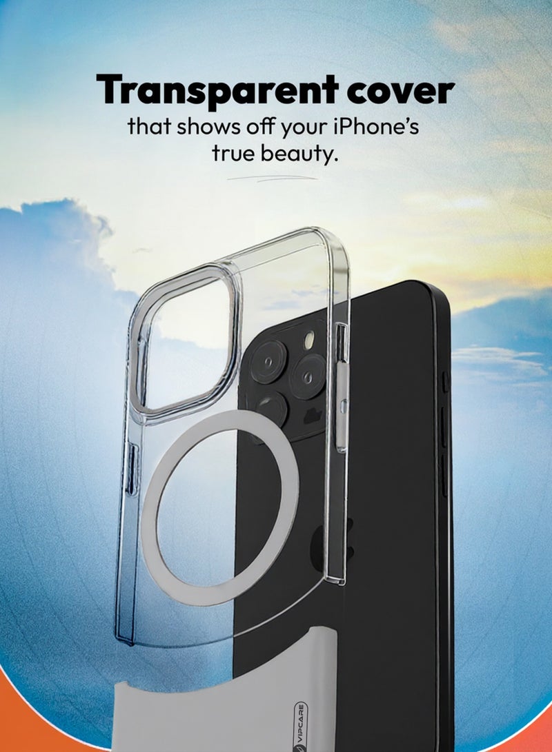 رعاية كبار الشخصيات جراب حماية من السقوط والخدش لهاتف iPhone 16 Pro PC Duo Magcase Magsafe المغناطيسي اللاسلكي للشحن لهاتف iPhone 16 Pro - Image 5