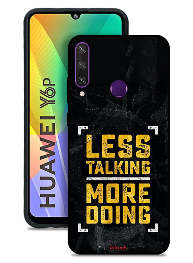 Tolwak غطاء حماية لهاتف هواوي Y6p - كلام أقل وفعل أكثر - Image 1