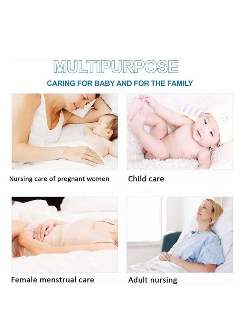 A TO Z A to Z - Disposable Changing Mat size (45cm x 60cm) Large- Premium Quality for Baby Soft Ultra Absorbent Waterproof - Pack of 15 - Blue  - Image 4