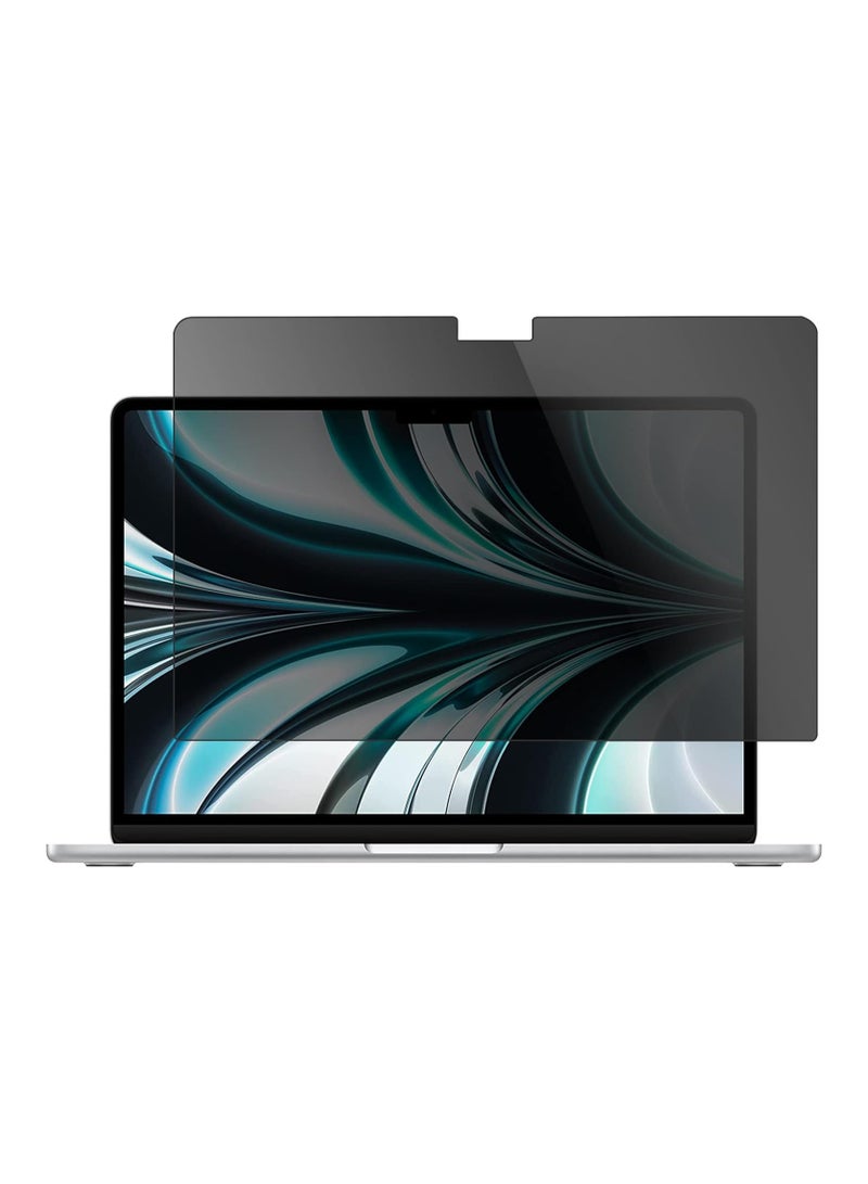 Privacy Screen Protector for MacBook Air 13.6 M4 2025 Anti-Spy Tempered Glass Tinted Screen Protector - Image 1