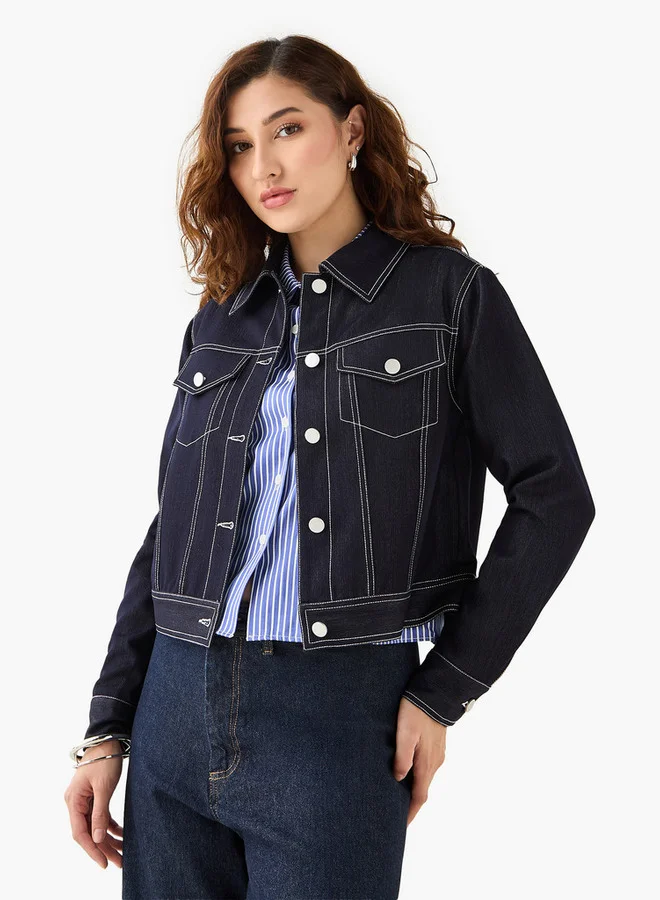 2Xtremz 2Xtremz Flap Pocket Trucker Jacket