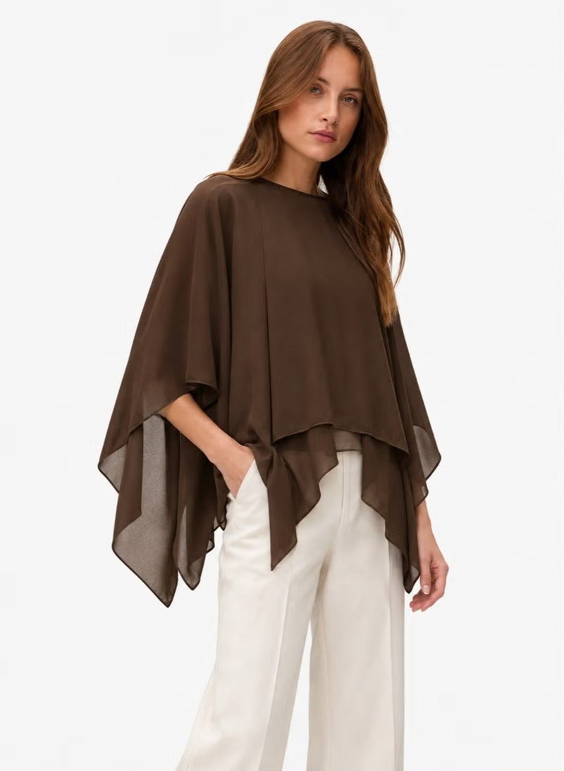 VERO MODA Women's VMADALYN Cape Woven Top - Image 1