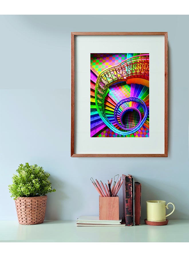 Clementoni 500 Piece Puzzle – Colorboom Stairs Compact Box | Colorful Abstract Art Jigsaw Puzzle For Adults - Image 5