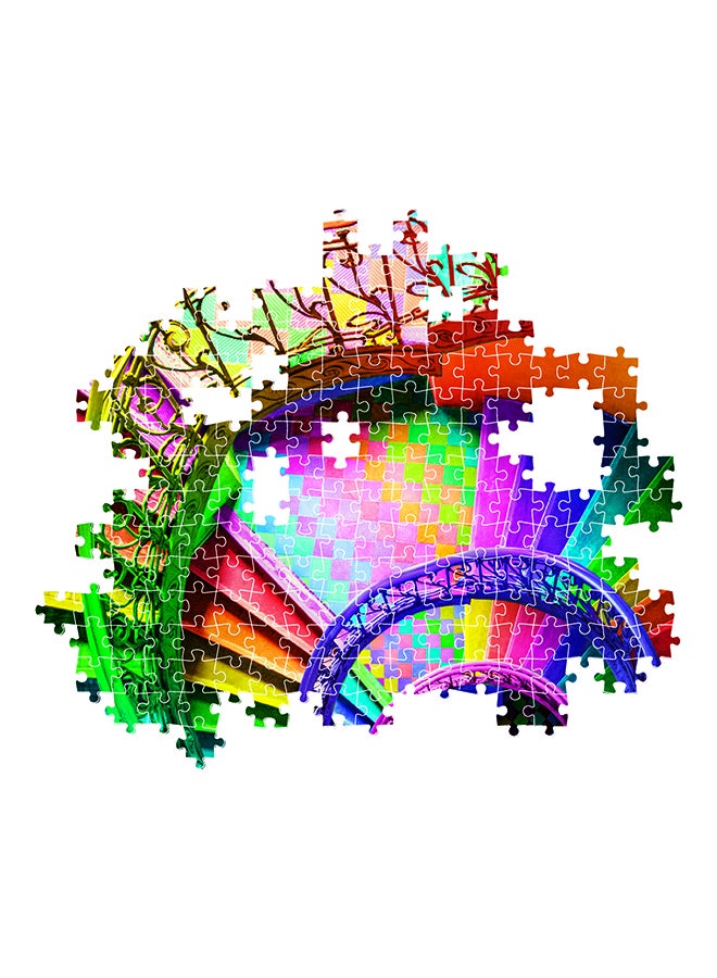 Clementoni 500 Piece Puzzle – Colorboom Stairs Compact Box | Colorful Abstract Art Jigsaw Puzzle For Adults - Image 3