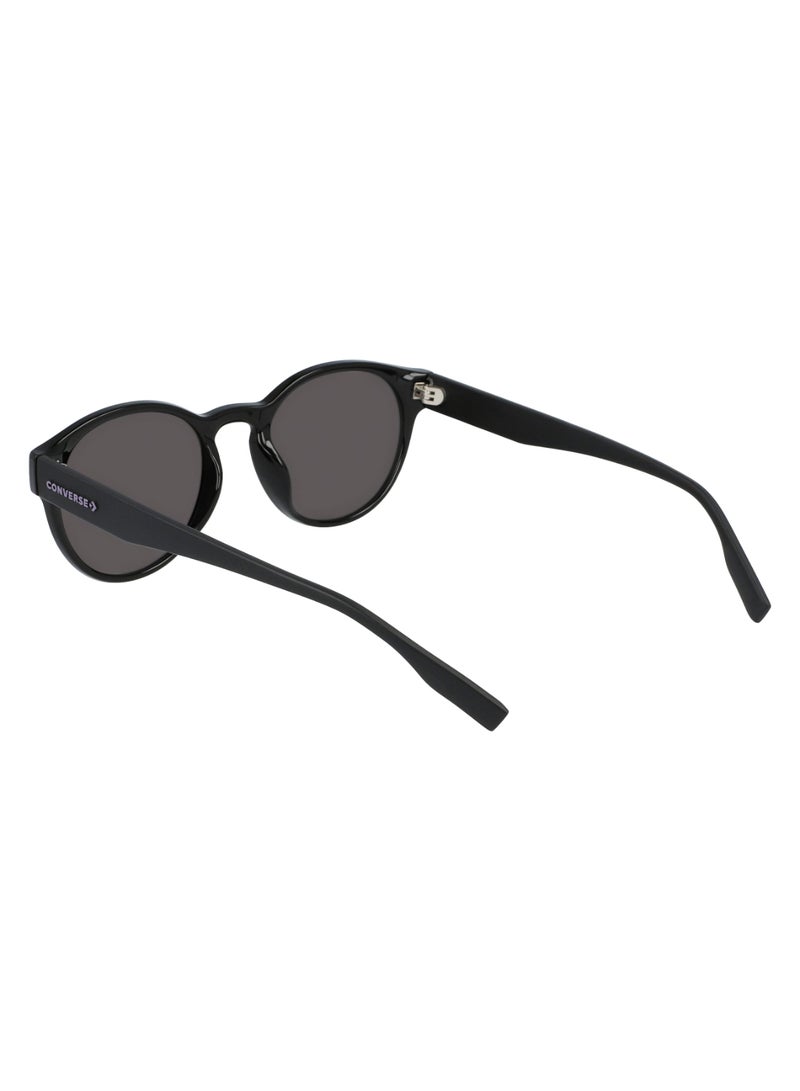 CONVERSE Men's UV Protection Round Shape  Sunglasses CV509S MALDEN-001-5120 - Lens Size: 51 - Black - Image 5