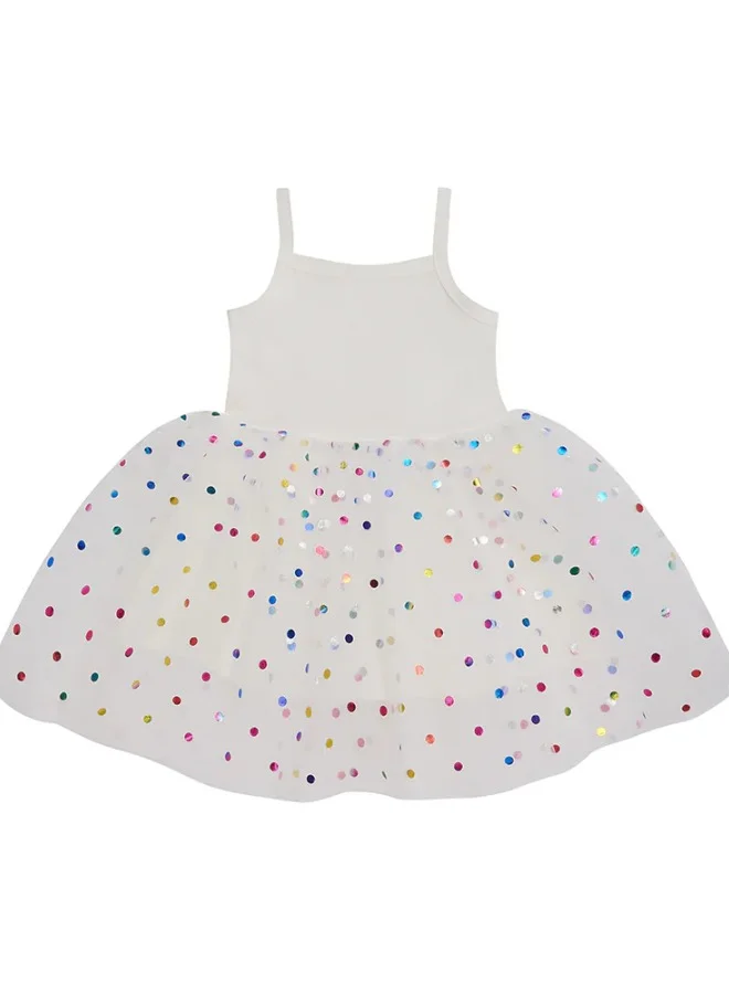 بوب وبلوسوم Polka Dot Tulle Dress