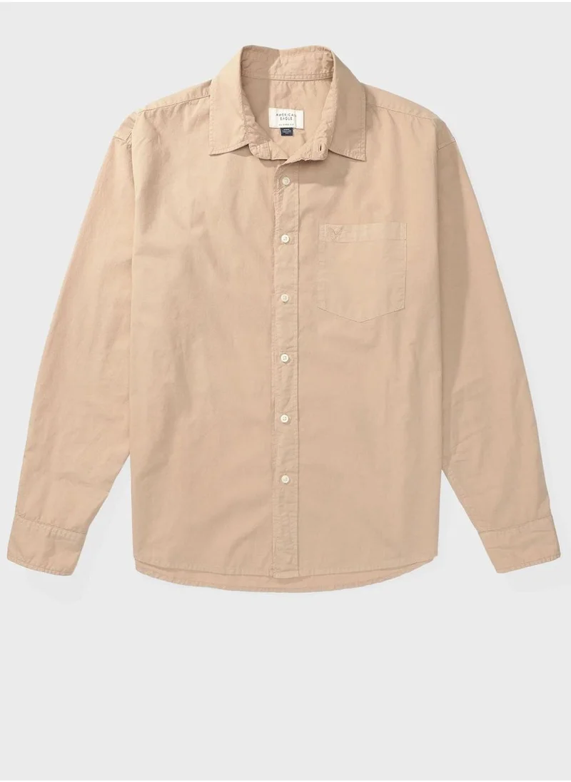 امريكان ايجل Front Pocket Regular Fit Shirt