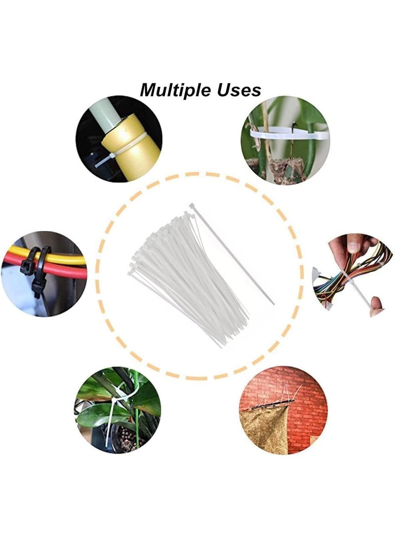 Spaceshoop Plastic Tie Down Strap High Resistance for Indoor and Outdoor Use 50 Pieces - Image 3