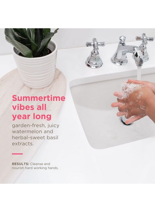 Soapbox Foaming Hand Soap Watermelon & Basil 11Oz Pump Bottles 3 Ct Gently Scented Moisturizing Foaming Hand Wash For Kitchen And Bathroom Vegan Cruelty & Paraben Free - Image 4