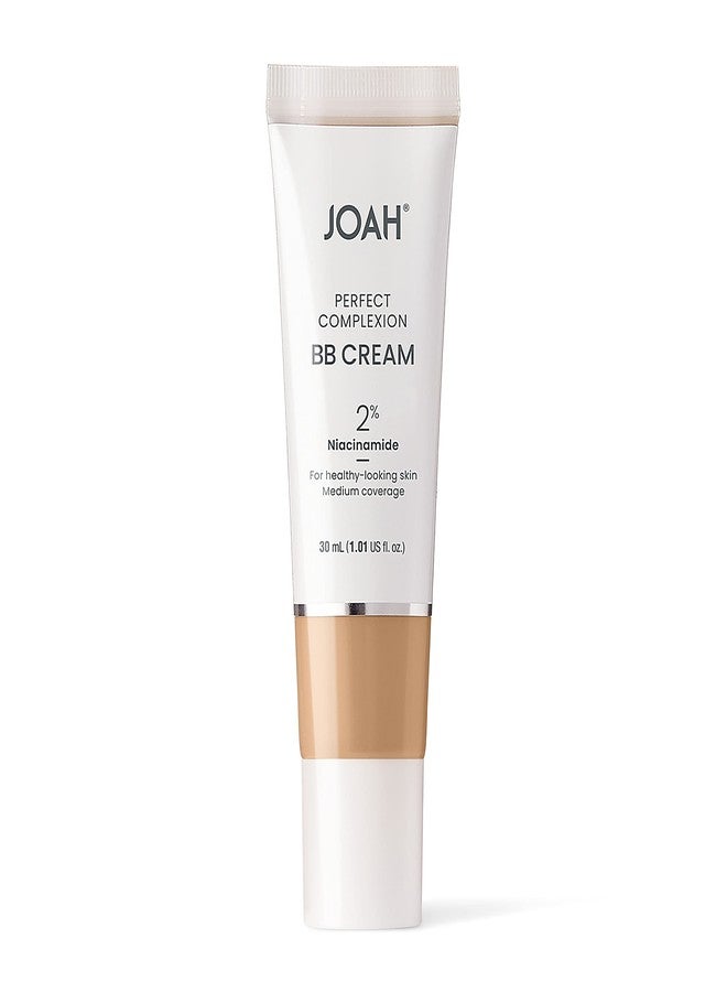 JOAH Beauty Perfect Complexion BB Cream with Hyaluronic Acid and Niaciminade, Korean Makeup with Medium Buildable Coverage, Evens Skin Tone, Lightweight, Semi Matte Finish, Light with Warm Undertones - Image 2