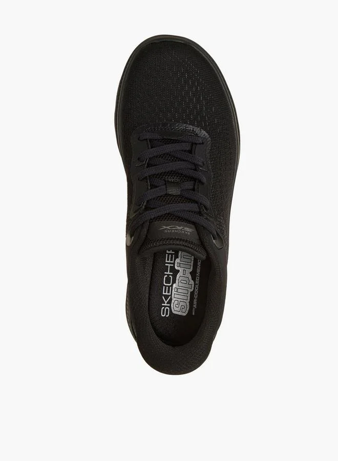 Skechers BLACK Women Summits Plus Slip-On Sports Shoes for Women | Best Price UAE