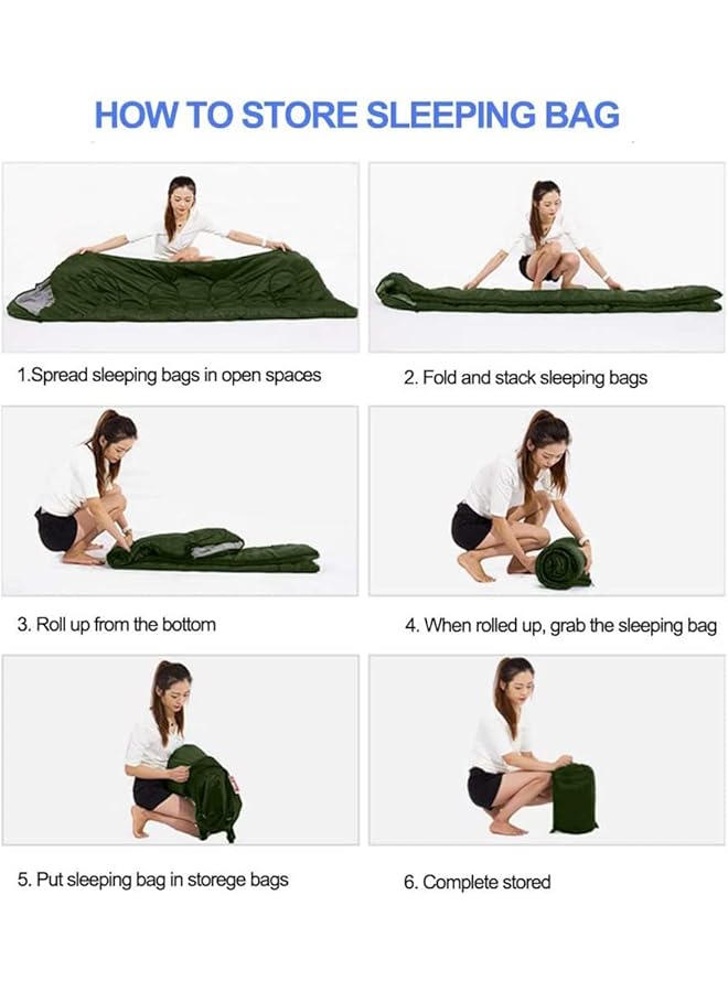 Arabest Lightweight And Waterproof Sleeping Bag For Adults And Kids Camping Backpacking Hiking Traveling With Compression Sack  - Image 5