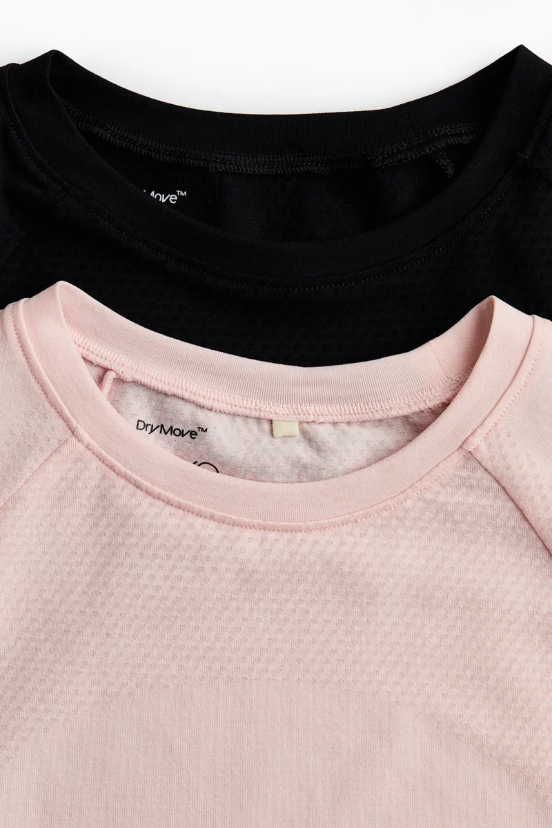 H&M 2-pack Seamless Sports tops with DryMove™