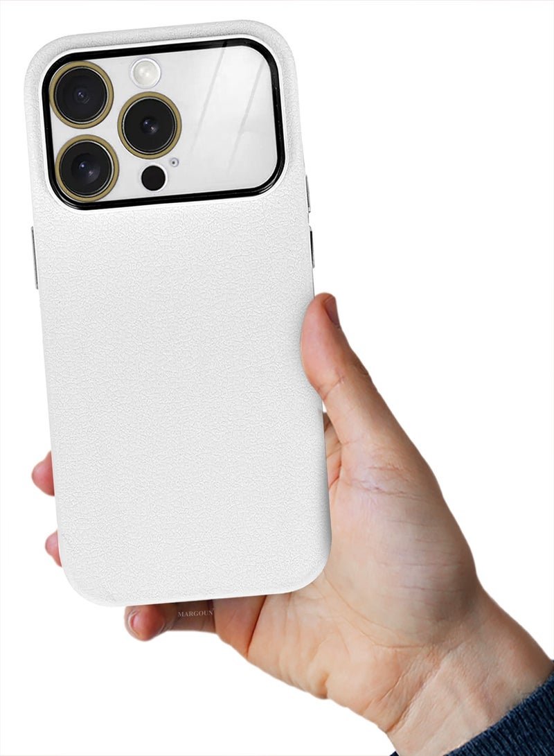 CATANES Hard Silicone Case Cover for Apple iPhone 12 Pro Max - Cover with Camera Protection Bumper - Auto Focus Design - White - Image 5